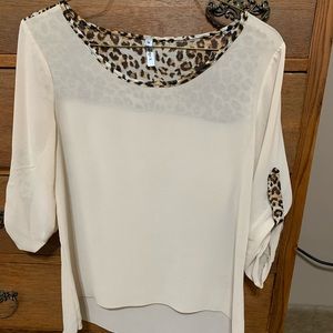 Sheer Leopard top